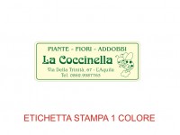 Etichette adesive per fioristi, fiorai e vivaisti (mm 40X15)  (cod.92G)